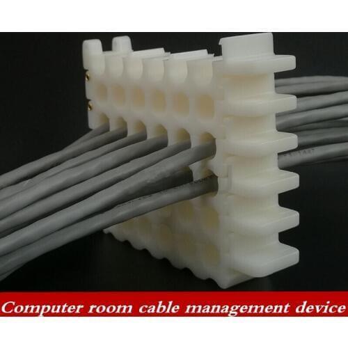 Module network cable management comb room finishing beam combing machine five or six line cable organizer row