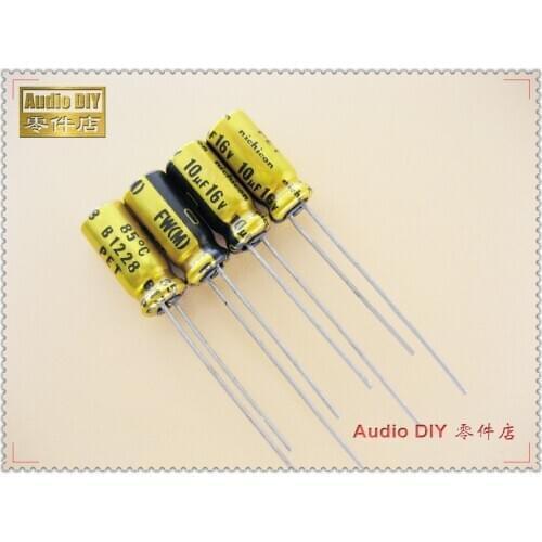 Nichicon FW Series 10uF/16V Audio Electrolytic Capacitor