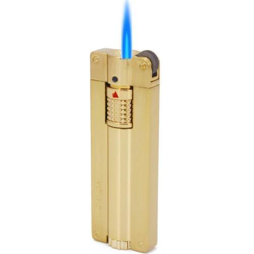 New Turbo Jet Lighter Grinding Wheel Compact Butane Jet Lighters Torch Turbo Metal Lighters Gas 1300 C Windproof Petrol Lighter