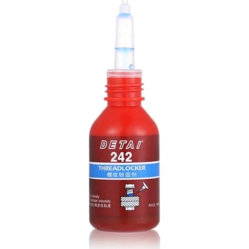 New Hot 1 Pcs 242 Medium Strength Threadlocker Anaerobic Adhesive Glue