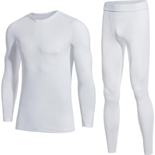 New Compression Sports Suit Running Fitness Gym Sports Training Suits Jogging Workout Rashguard For Men Muscle Tight Underwear