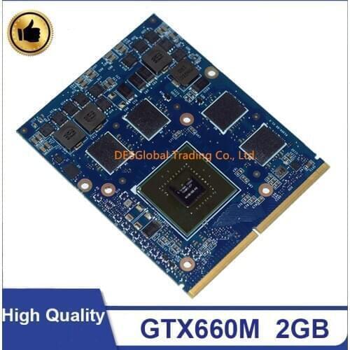 Original GTX 660M GTX660M 2GB Graphic Card For DELL M17X R4 R5 M18X R2 R3 N13E-GE-A2 Laptop Display Video GPU Card
