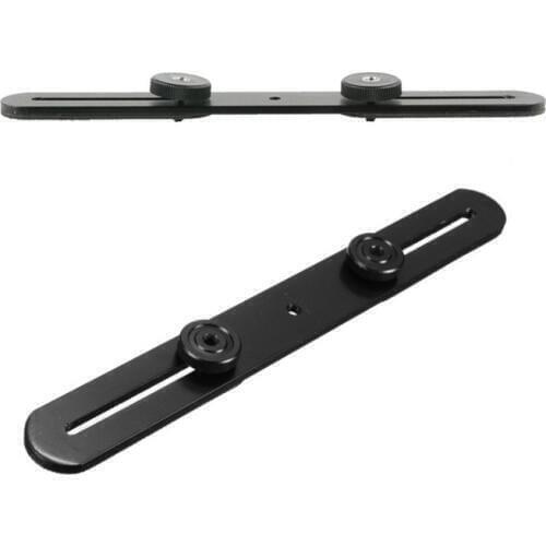 Portable Dual Flash Bracket Hot Shoe Bracket Mount Holder For Tripod Stand DSLR Camera Dual Flash Bracket​ For Video Light