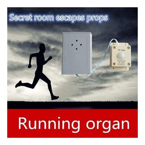 Real life games escape room props Continuous Running organ Keep running for a period of time to unlock horror game props
