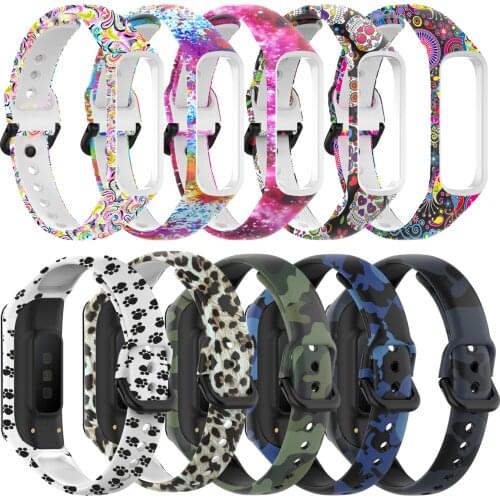 Fashion Silicone Straps For Samsung Galaxy Fit 2 SM-R220 Smart Watch Bracelet Replacement Watchband Sport Casual Style