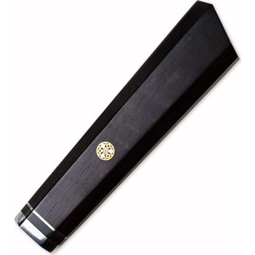 DIY suitable for household stainless steel ring ebony copper rivets made into chefs knife handle