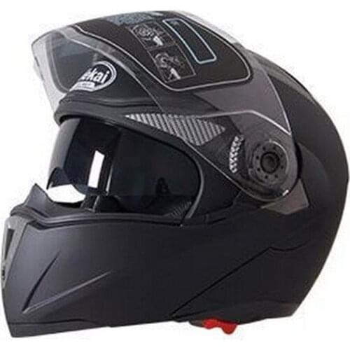 JIEKAI Mens Motorcycle full face Helmet safty Dual Visor Double Lens helmet Racing Moto racing Motorbike Moto Bike Helmets