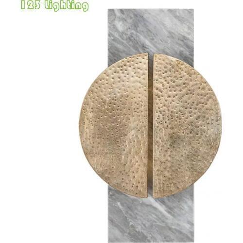 Natural marble LED Wall lamp Foyer Hall Aisle Wall Lights Mirror Bedside Stairs Wall Sconce Nordic Decoration Atmosphere Lamp