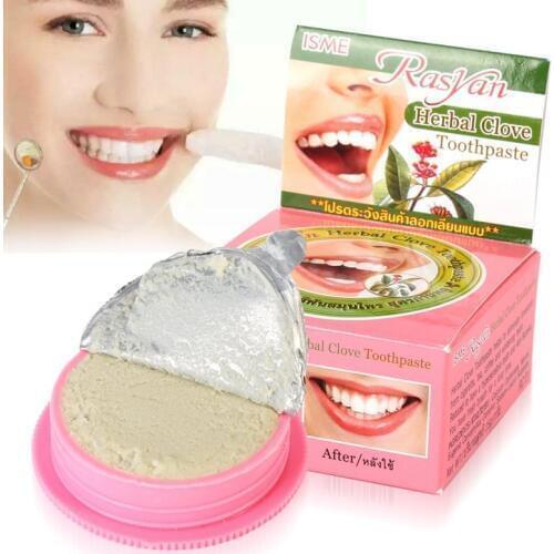 Herbal Toothpaste Dentifrice Herb Teeth Whitening Natural Thai Toothpaste Strong Formula Teeth Whitening Tooth Powder