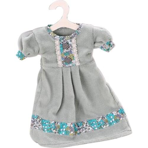 Water Absorbent Velvet Dress Bathroom Kitchen Wall Hanging Hand Towel Plain Dyed Washcloths Soft Towels For Kitchen Supplies