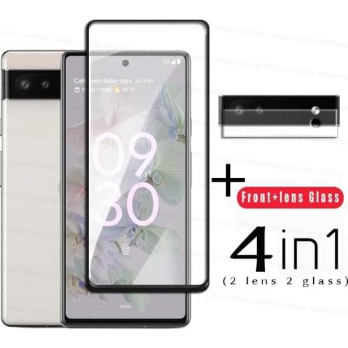 2PCS Full Glued Screen Protector For Google Pixel 4A Tempered Glass Google Pixel 4A Full Cover for Google Pixel 4A Glass Film