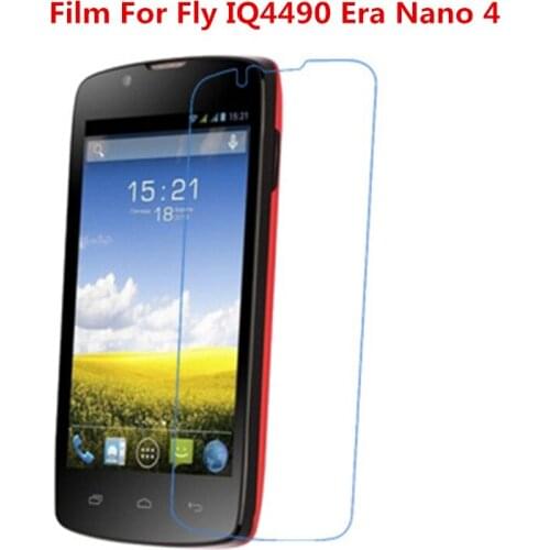1/2/5/10 Pcs Ultra Thin Clear HD LCD Screen Protector Film With Cleaning Cloth Film For Fly IQ4490 Era Nano 4