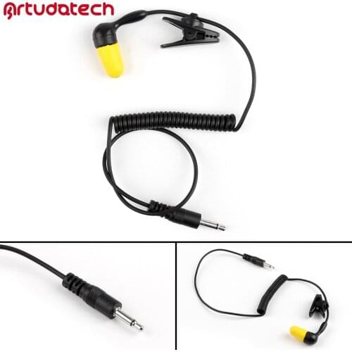 Artudatech 1Pcs 3.5mm Single Foam Slow Rebound Earbud Headset For 2-Way Radio MP3 MP4