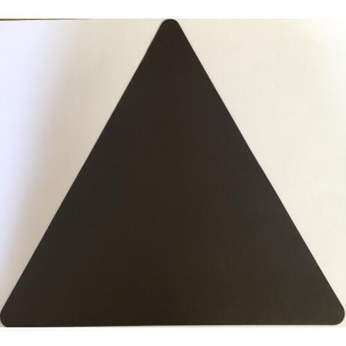 2pcs triangle shape Flexible Magnetic sheet Rubber Magnet triangle shape, triangle side is 292mm,thickness 0.9mm
