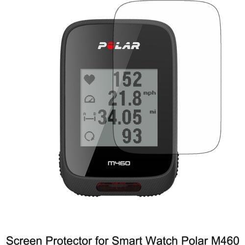 3x Clear LCD Screen Protector Cover Shield Film Skin for Bycicle GPS Polar M460 Road/Mountain Bike Cycling Computer Accessories