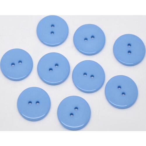 50pcs 1" 2-Holes Resin buttons Fit sewing buttons Scrapbooking craft 23mm