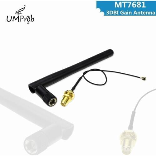MT7681 3DBI Gain Antenna ESP 8266 ESP8266 Serial WIFI Wireless Transceiver Module for Diy Kit