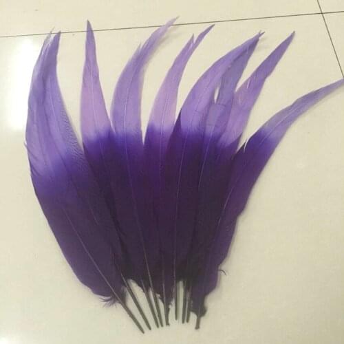 Free Shipping 50pcs Silver pheasant Feathers 40-80cm 16-32inch Bicolors pheasant silver Feathers DIY Feathers Cloth accessory