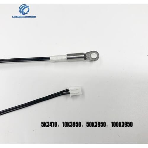 1PC ntc temperature sensor 5K 10k 50K 100K B3950 3470 ntc 10k NTC sensor 1% 0.5M Hang model M4 Probe waterproof ntc10k