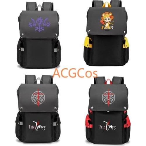 FGO Fate Grand Order Saber Cosplay Oxford Backpack Student School Shoulder Bag Laptop Travel Rucksack Gift Outdoor