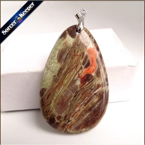 Fashion Real Mens Pendant Green Old KAMBABA Natural Stone Beads For Jewelry Making DIY Polar Jades Necklace Material WS670