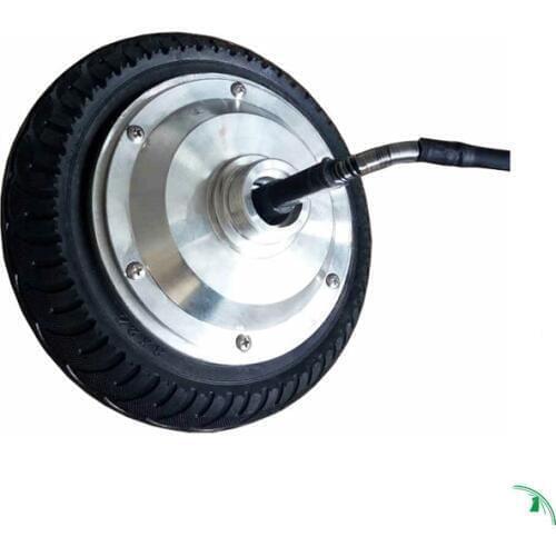 E-tech 8 inch DC brushless 50W to 400W gear hub motor wheel