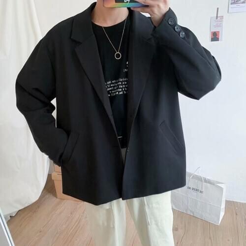 2021 Mens High Quality Suit Jackets Loose Coat Single Western Clothes Casual Blazer Cotton Coats Male Outerwear Plus Size M-XL