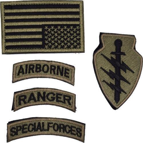 Patches For Clothing America Flag Patch Cloth Tactical Special Forces Airborne Armband praches Hook And Loops Combat Badge