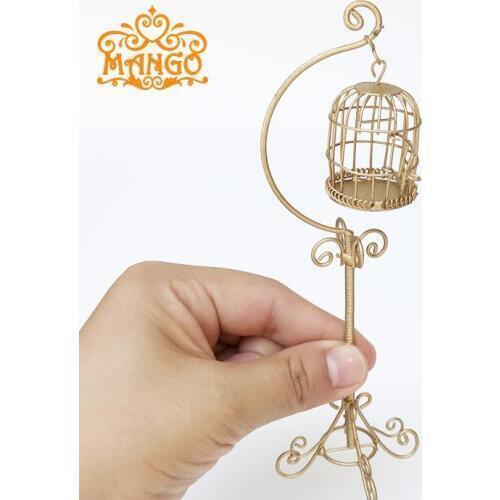 New1:12 Doll House Mini Outdoor Scene Miniature Model Accessories Metal Carcass Bracket