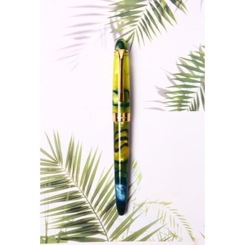 Resin Fountain Pen Color Ink Practise Calligraphy Pen Student Pen