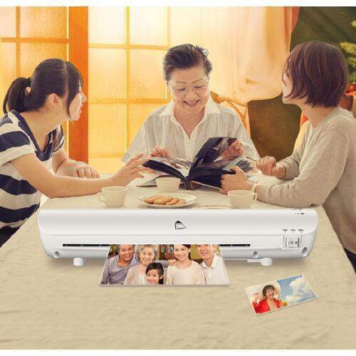 Qianfan & Bonsai L408 Photo Over Plastic Machine Mini A4 File Over Glue Press Film Sealing Machine Lamination Machine