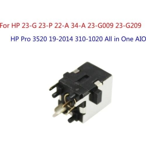 DC POWER JACK CONNECTOR For HP 23-G 23-P 22-A 34-A 23-G009 23-G209 HP Pro 3520 19-2014 310-1020 All in One AIO