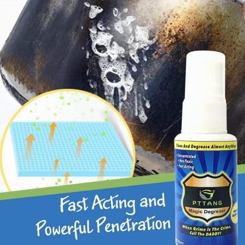 30ML/50ML/100ML Grease Police Degreaser Cleaner Tools Kitchen Spray Oil Household R4F5 Cleaning Bathroom Degreaser Cleaner D7D8