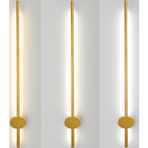 Led Wall Light Indoor Lighting Living room Bedroom Bedside Sconce Wall Lamp Bathroom Lamp Mirror Front Light Gold Black Wandlamp
