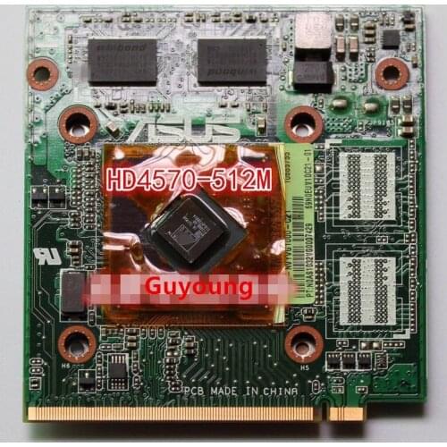For Asus K50AB K51AB K70AB X70AB K70AF X70AF X66IC Laptop HD4570 HD 4570 512MB VAG Video Card