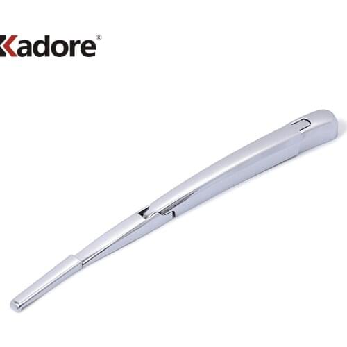 For Hyundai Santa Fe 2013 2014 2015 ABS Chrome Rear Window Wipers Cover Trims Car Tail Wiper Strip Exterior Car Accessories