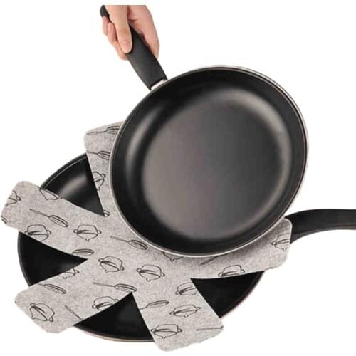1/5pcs/lot Pot & Pan Protectors Non-stick 38*38cm Divider Pads to Prevent Scratching Separate and Protect Surfaces for Cookware