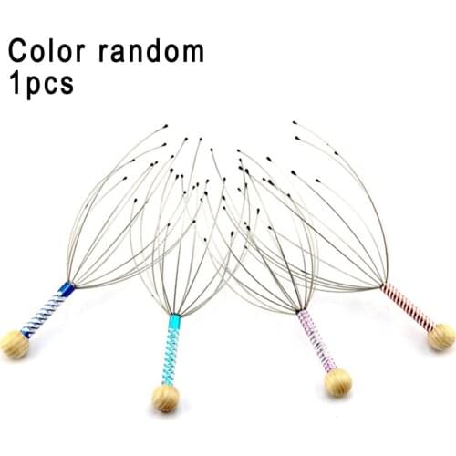 1PC Octopus Head Massager Head Relax Neck Scalp Relief Stress Muscles Massage Tools For Home Bathroom Accessories Dropshipping