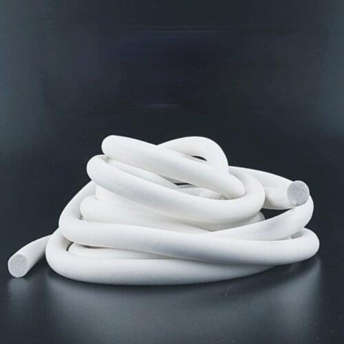 10meters 3mm white foam cord silicone rubber seal strip weatherstrip