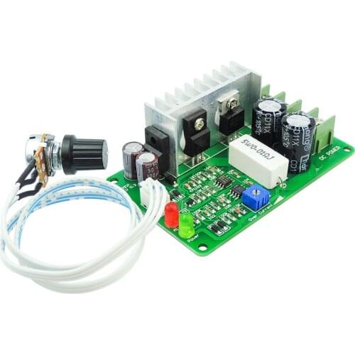 10pcs/lot 12V24V36V 10A Pulse Width PWM DC Motor Speed Controller Switch protected alarm LED Current limiter control