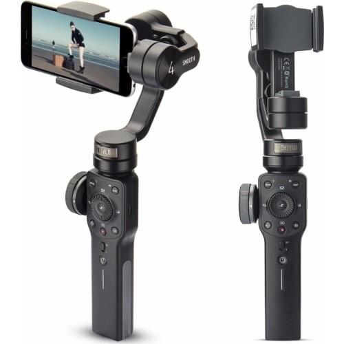 Zhiyun Smooth 4 3-Axis Black Handheld Gimbal stabilizer Portable Stabilizer Camera Mount For Smartphone Mobile phone