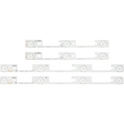 4 PCS(2X4 LEDS+2X3 LEDs) LED backlight bar for KONKA LED32F1100CF 35019911 35019908