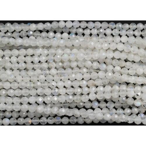 5strings of Rainbow Moonstone 2mm 3mm 4mm Micro Faceted Beads,Tiny Peach Gem stone Beads,Tiny Moonstone Beads for jewelry
