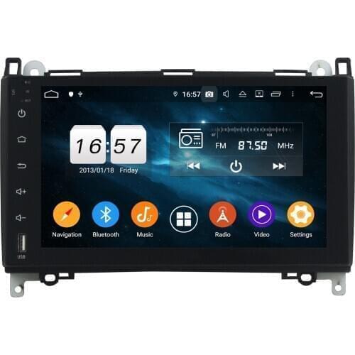 9" Android 9.0 Car Radio For BENZ A-W169 B-W245 Viano Vito Car Audio Stereo Multimedia 8 Core DVD Player 2 Din Navigation DSP