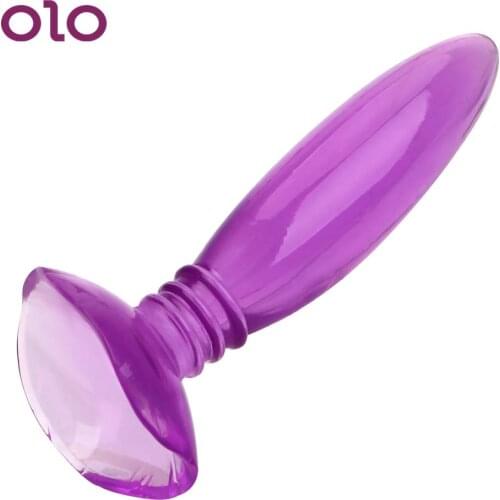 Anal Dildo Prostate Massager Masturbation Real Skin Feeling Jelly Anal Plug Butt Plug for Beginner Sex Toys for Men Women