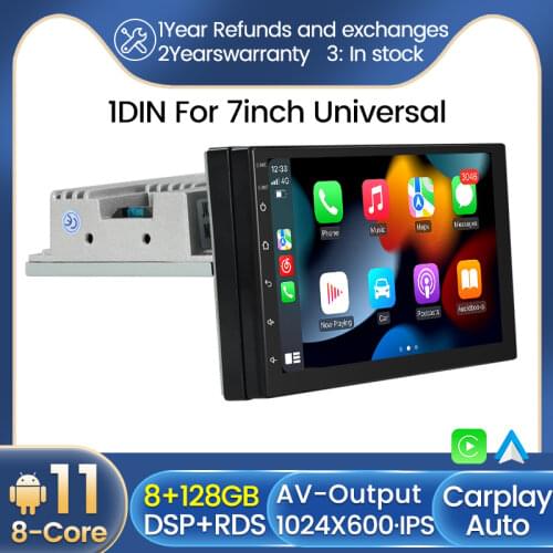 HD 1024X600 New Rotation Tesla Screen Android 2 Din Car Radio Player Universal For Nissan Toyota Hyundai GPS Navigation 1Din