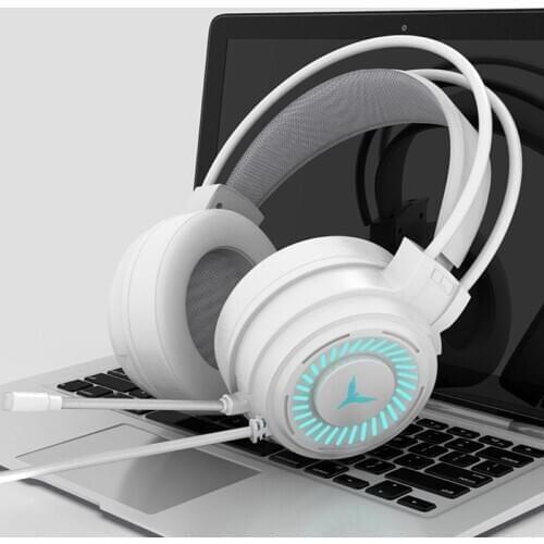 G58 LED Light Gaming Headset Stereo Wired Bass Headphone with Mic for PC/Laptop
