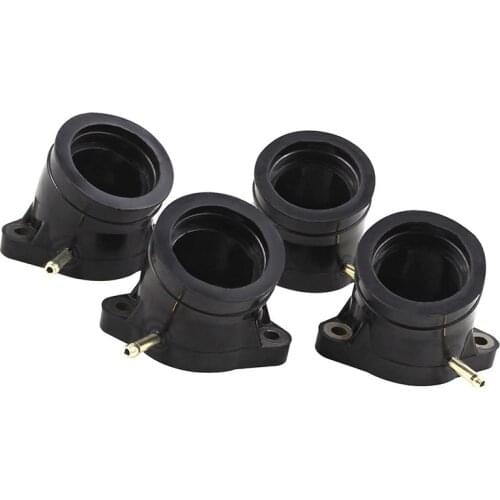 4pcs Motorcycle Carburetor Interface Intake Outlet Manifold For Yamaha XJ1100 J Maxim XS1100E/F/G/H XS1100L Midnight Special
