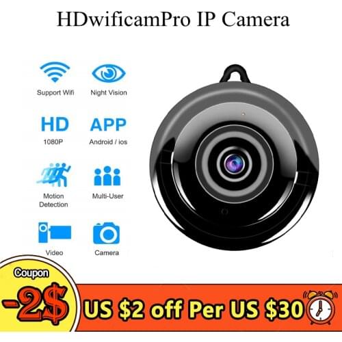 Mini Wifi IP Camera 1080P Wireless Indoor Camera Two Way Audio Motion Detection Infrared Night Vision Smart Home Security Camera