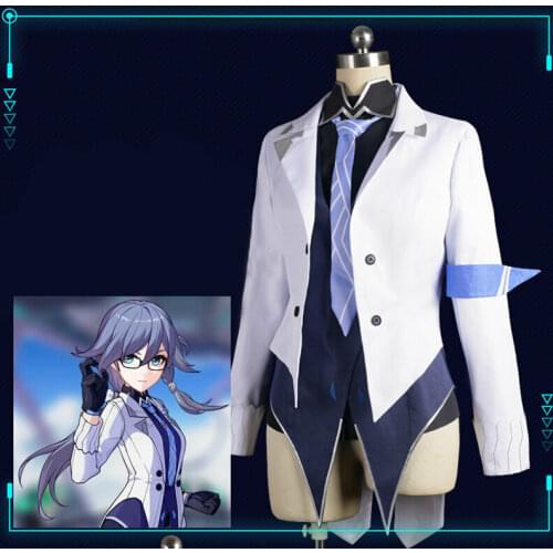Honkai Impact 3 Fu Hua White Night Deacon cosplay costume